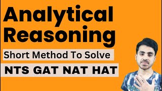 Analytical Reasoning Tips  NTS GAT NAT Preparation [upl. by Karia414]