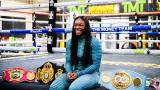 Claressa Shields talks about friendships in boxing Amanda Serrano [upl. by Uamak]