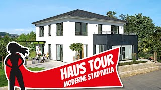 Zeitlos MODERNE STADTVILLA Ökologisch bauen mit Förderung  Haus Tour Keitel Haus  Hausbau Helden [upl. by Trebuh]