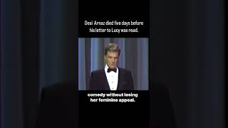 Final Words For Lucille Ball sad lucilleball love awards desiarnaz tv shortsfeed [upl. by Eelirem]