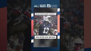 Check out these highlights from Auburn’s 4519 win over New Mexico 🤩 wde auburn auburnfootball [upl. by Margaretha919]