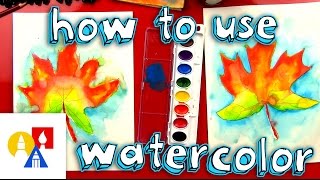 How To Paint With Watercolor for kids [upl. by Ulla609]