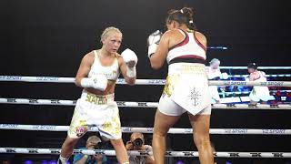 Dina Thorslund vs Jasseth Noriega  both throwing bombs [upl. by Irrehc147]