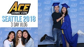 VLOG SEATTLE ACE COMIC CON  MEETING TOM HOLLAND LIZ OLSEN HIDDLESTON MACKIE [upl. by Nicole]