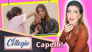 REACTION TAGLIO CAPELLI del COLLEGIO 6  Senza Trucco shein haircut reaction [upl. by Peper]