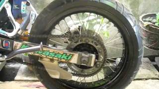 kawasaki kmx 125cc motard [upl. by Naesar626]