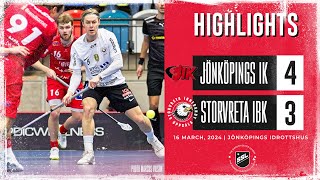 Highlights Jönköpings IK vs Storvreta IBK 43 [upl. by Nirik]