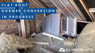 Flat Roof Dormer Loft Conversion Bromham [upl. by Nawyt237]