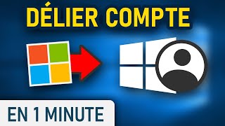 Délier son compte microsoft sur Windows [upl. by Janey]