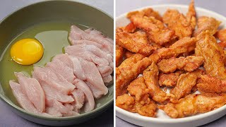 Instant Chicken Strips Recipe  Easy Chicken Snacks Recipe  Yummy [upl. by Ciapha]