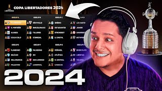 SIMULEI A COPA LIBERTADORES 2024 Quem Venceu 🏆😱 [upl. by Ekusuy]