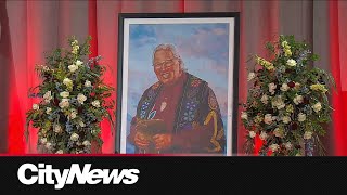 Thousands pay their respects to Murray Sinclair at national commemorative service [upl. by Aley]