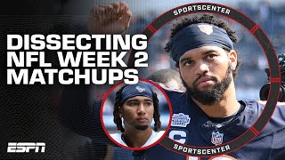 The Texans should come out throwing on Chicago 👀 Dissecting NFL Week 2 on SportsCenter 🎥 [upl. by Akinod]