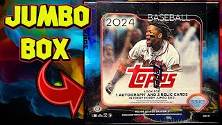 NEW RELEASE 2024 Topps Series 1 JUMBO HOBBY BOX Opening [upl. by Artenahs]