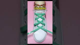 Coolest Shoe Lace Hacks You Need to Know  hack diy shorts [upl. by Eldredge927]