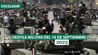 Desfile militar del 16 de septiembre 2023 COMPLETO [upl. by Zawde]