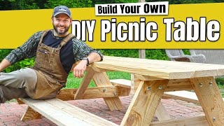 DIY Picnic Table Build [upl. by Garrity856]