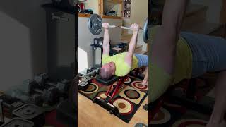 95 pound tricep extensions skull crushers 🏋️‍♀️💪🥳 [upl. by Glanville]