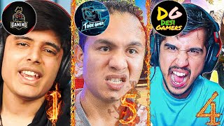 BEST ANGRY😡 MOVMENT OF FREEFIRE YOUTUBERS 😱 TOTAL GAMING ANGRY  TONDE GAMER ANGRY  AMIT BHAI ANGRY [upl. by Ylram]