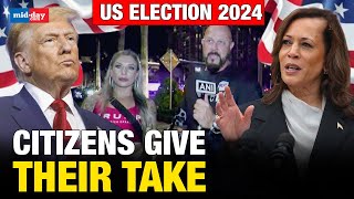 US Elections 2024 Trump or Harris US citizens speak out [upl. by Ellehcen]