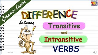 Differences between Transitive and Intransitive Verbs 2019 UPDATED [upl. by Acinok]