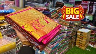 Madina Pattu Sarees Wedding OFFER Low Price Latest Collection [upl. by Airbmat]