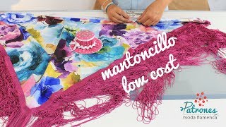 Mantoncillo de flamenca low cost  Tutorial [upl. by Aubrette]