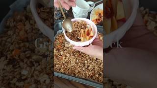 Granola restock With autumn flavors 🍂 shortsfeed shorts autumn asmr [upl. by Acisseg]