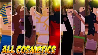 HOW TO GET ALL THE FREE COSMETICS IN DUNGEON QUEST ROBLOX [upl. by Adianez]