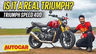 2023 Triumph Speed 400 review  Is it a real Triumph  First Ride  Autocar India [upl. by Nalid]