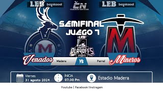 LEB SemiFinal  Juego 7  Venados vs Mineros  Cuauhtv Noticias [upl. by Flam]