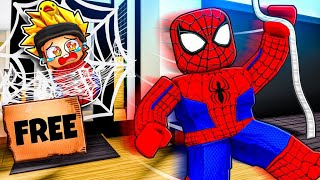 ABANDONED By SPIDERMAN DAD in Roblox Brookhaven RP [upl. by Lucky390]