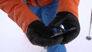 Ski Touring  Putting skins on [upl. by Itra]