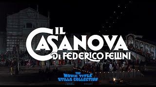 Fellinis Casanova 1976 title sequence [upl. by Meyers721]