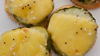 Ritz crackers bread amp butter pickles w cheese [upl. by Karas]