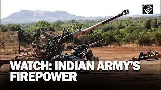 Exercise Topchi 2024 Indian Army conducts firepower demonstration in Nashik [upl. by Raoul]