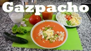 Gazpacho Andaluz Las Recetas del Hortelano [upl. by Bonney]