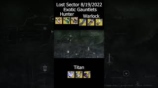 Destiny 2 Lost Sector Today 819 Exotic Arms [upl. by Cannice]