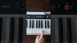 How to play an Em chord on piano [upl. by Dnalra]