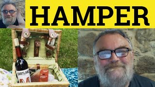 🔵 Hamper Meaning  Hamper Examples  Hampered Defined  Useful Vocabulary  Hamper Hampered [upl. by Arodasi847]