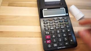 Casio HR 10RC Printing Calculator Review [upl. by Okihcas]