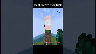 Minecraft MustTry Cool Freeze amp Ender Pearl TNT Combo  gamingshorts  minecraftshorts [upl. by Atinihc]