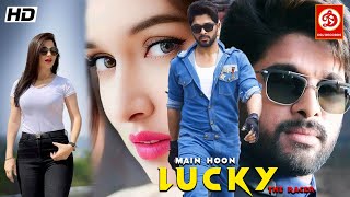 Main Hoon Lucky The Racer New South Blockbuster Hindi Dub Action Movie  Allu Arjun Shruti saloni [upl. by Narrad]