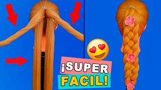 ❤️APRENDE COMO HACER TRENZA DE 4 CABOS SUPER FACIL  Digi Lovman [upl. by Atiroc]