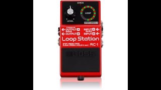 Boss RC1 Loop Station [upl. by Atalee]