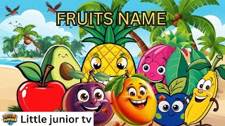 Fruits Name in English  20 Fun Fruit Names for Kids  Fruits pictures  learn 20 Fruit Names [upl. by Leighland]