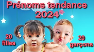 Les prénoms tendance 2024 20 prénoms filles et 20 prénoms garçons lequel préférezvous [upl. by Rupert32]