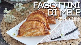 Fagottini con cuore di mela  Ricetta facile e golosa PetitChefit [upl. by Haden248]