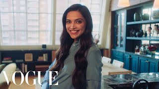 73 Questions With Deepika Padukone  Vogue [upl. by Ailuj]