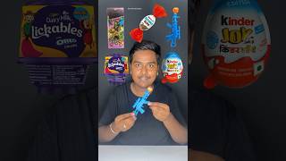 Candy Eating Challenge ASMR Kinder Joy  Fun Eating Challenge 😃 shorts eating asmr [upl. by Awram654]